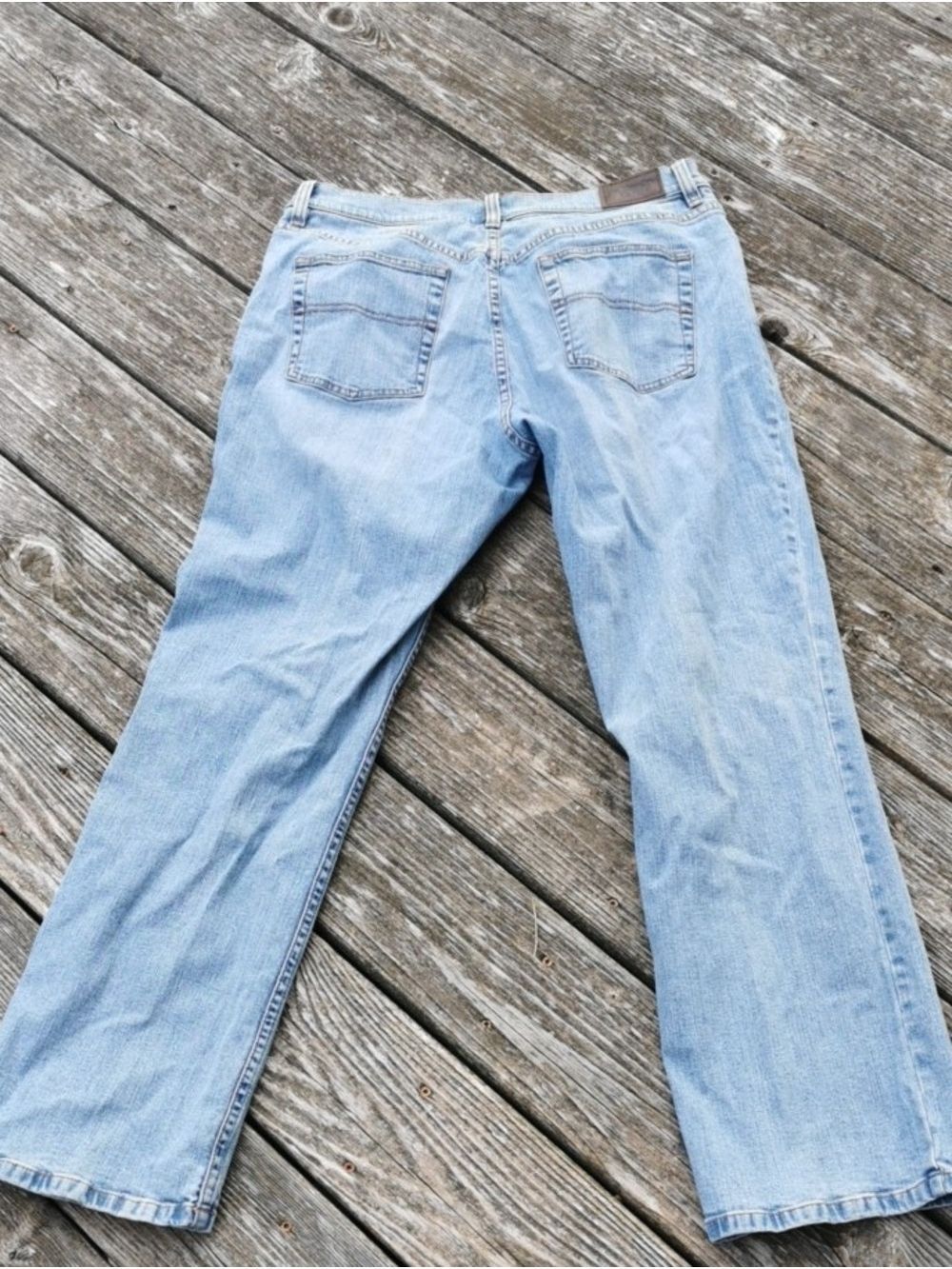 L.L. Bean Classic Womens Light Boho Wash Classic Fit Jeans  Size 14